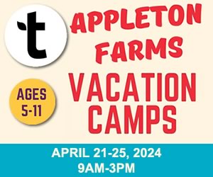 Appleton Farms offers great farm-based Vacation Week Programs for kids ages 5-11