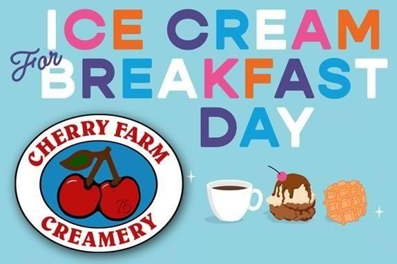 Eat ice cream for breakfast at Cherry Farm in Danvers Massachusetts to raise funds for a local charity!