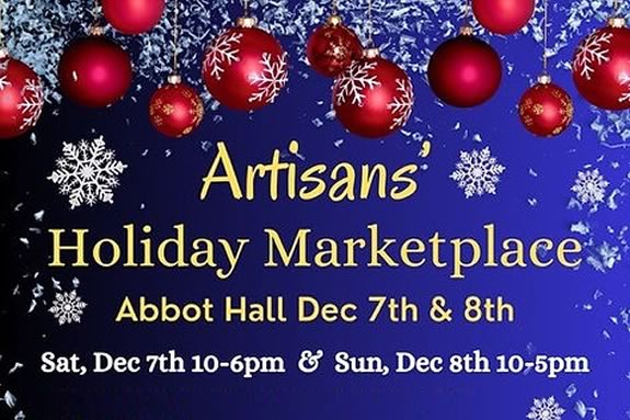 Find unique hand made gifts at Abbot Hall in Marblehead, Massachusetts - MFoA Artisans Holiday Market