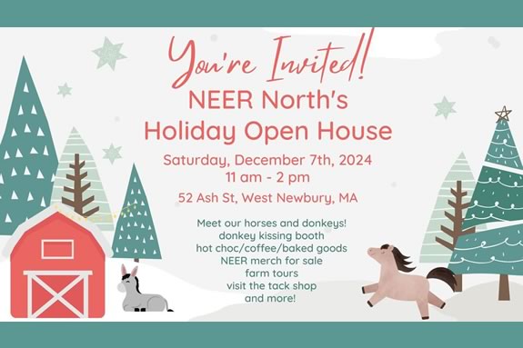 NEER North Holiday open house to celebrate the holidays and with our adopted animals!