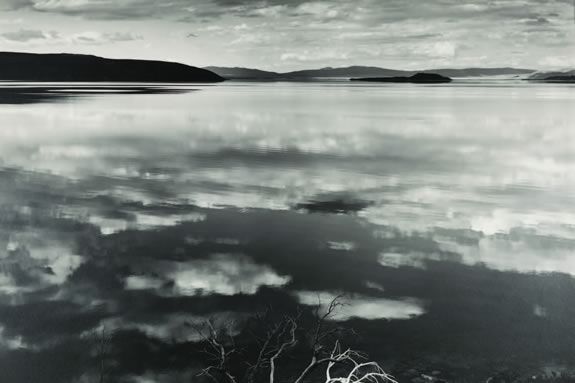 Reflections at Mono Lake, California, 1948, Photograph by Ansel Adams ©2011