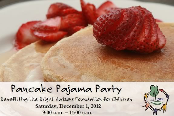Bright Horizons in Andover is having a pancake pajama party fundraiser! 