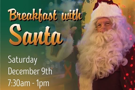 Kids will enjoy breakfast with Santa at the Hamilton Wenham Community House