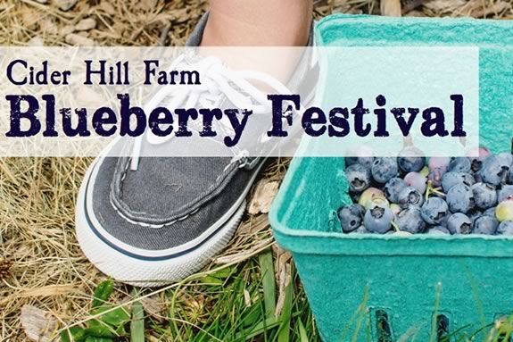 Blueberry Festival at Cider Hill farm in Amesbury Massachusetts
