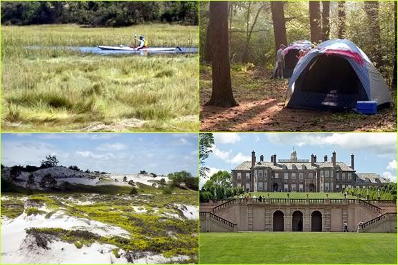 campout with the Trusteees at the Crane Estate in Ipswich Massachusetts for Fathers Day! 