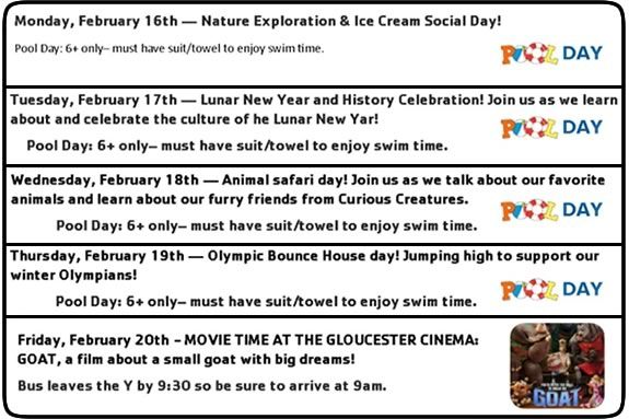 February vacation week programs at the Danvers YMCA in Massachusetts February vacation week programs at the Danvers YMCA in Massachusetts