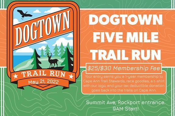 Run the trails of Dogtown in Rockport and Gloucester Massachusetts with the Cape Ann Trail Stewards