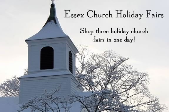 Shop three of the best church fairs in New England, in the same neighborhood on the same day!