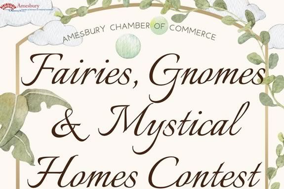 Amesbury Chamber of Commerce hosts the Fairies, Gnomes and Mystical Homes Contestin Downtown Amesbury Massachusetts