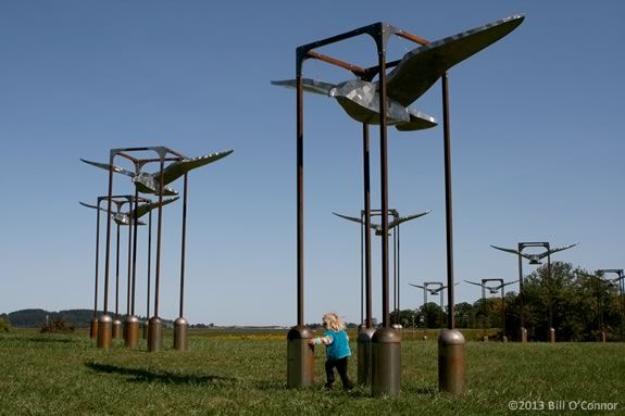 Flight by Dale Rogers installed at the Cox Reservation in Essex, Massachsuetts