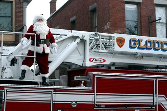 Santa will come to Gloucester to launch the Christmas Parade and Tree Lighting -