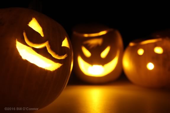 Hamilton Massachusetts puts on a display of Jack-o-Lanterns at Weaver Pond in Patton Park! Photo ©2016 Bill O'Connor