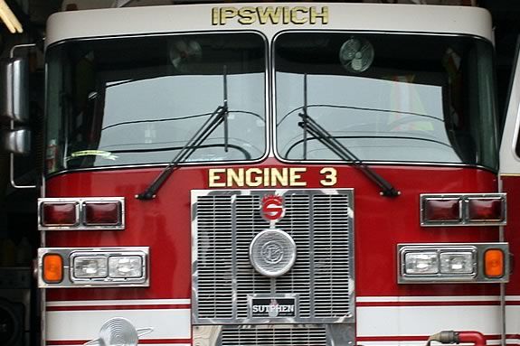 Ipswich Vehicle Day Touch a Truck and Hotdog cookout.