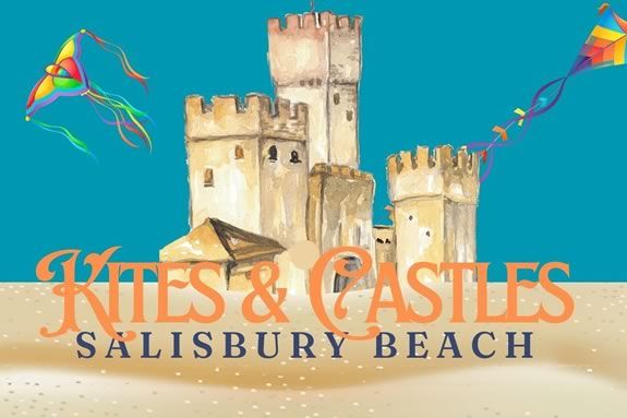 Kites and Castles at Salisbury Beach is just one event of many for families during Salisbury Days in Massachusetts