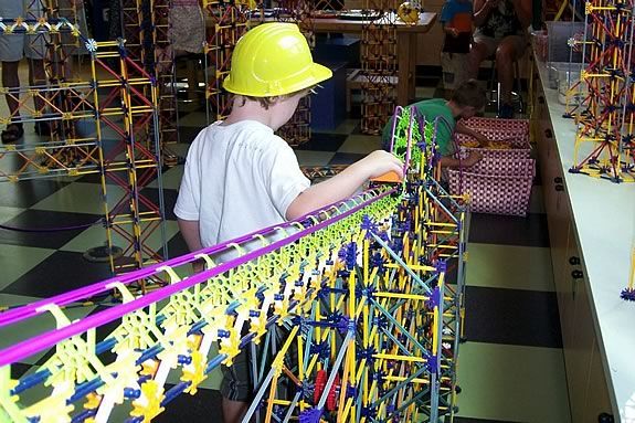 KNEX Colossal Construction is a limited time engagement at CMNH