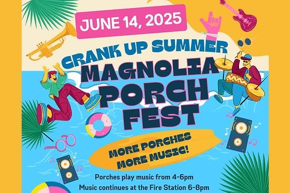 Magnolia Porch Fest is hosted by the Community Center in Magnolia Massachusetts