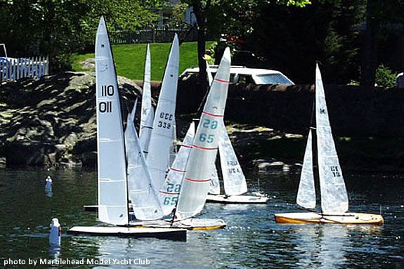 The Marblehead model Yacht Club will demonstrate Model yachting on Pleasant Pond
