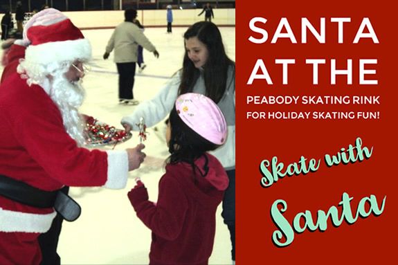 Ice Skate, Skating Rink in Peabody MA. Learn to Skate, Skate With Santa