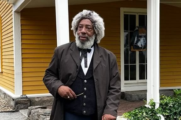 Reading with Frederick Douglass at Hale Farm in Beverly Massachusetts will feature "What to the Slave is the Fourth of July?"