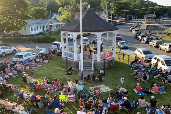Enjoy music at Back Beach in Rockport at the Music on the Beach Concert Series