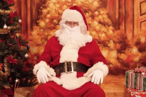 Santa kicks off the holidays the Magnolia Library in Gloucester Massachusetts!