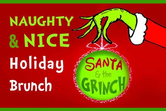 Brunch with Santa and the Grinch at the Sea Festival of Trees in Salisbury Massachusetts