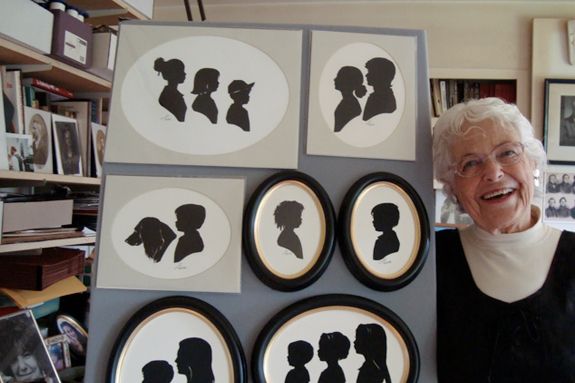 Silhouette Artist, Carol Lebeaux, Hand-Cut Heirloom Portraits Wenham Museum