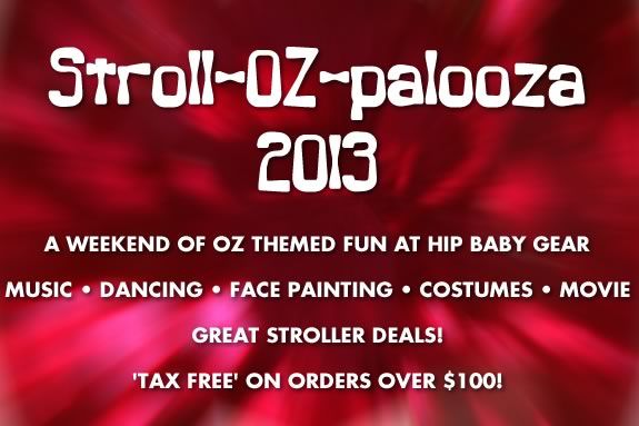 Come to Hip Baby Geear in Marblehead foir a weekend full of Oz themed fun! 