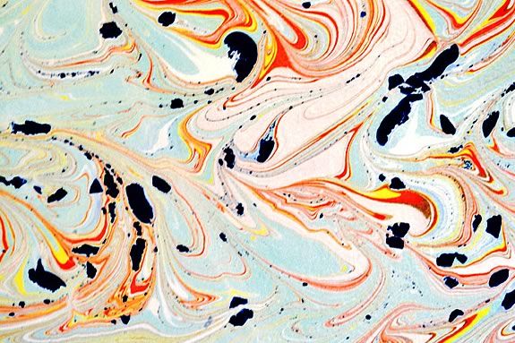 Families will learn the art of making marbled paper at Peabody Essex Museum