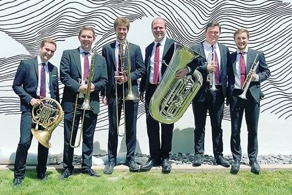 The Brass Project performs a free concert at Rockport Music's Shalin Liu Center for Performing Arts