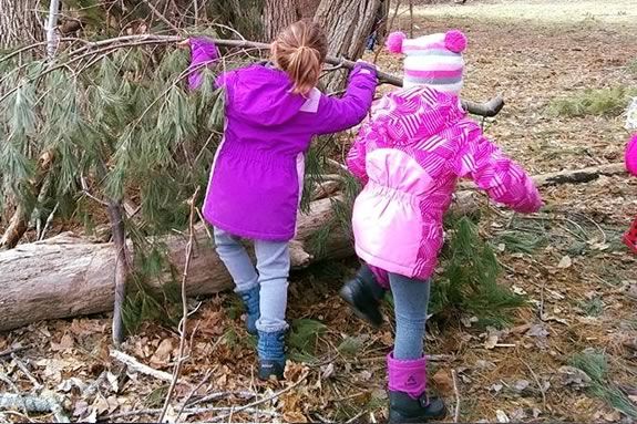 Young Naturalists at the Stevens-Coolidge Place in North Andover Massachusetts
