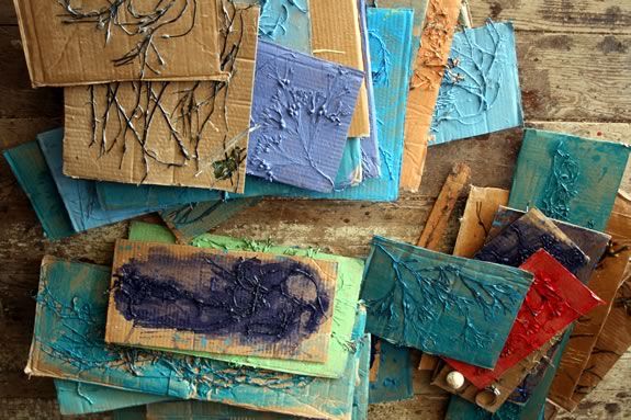 Participants will crerate collograph 'blocks' used for printing on textiles