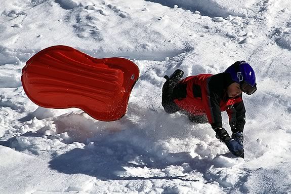 Sled Safety reduces the risk of injury and allows everybody to make it home safe